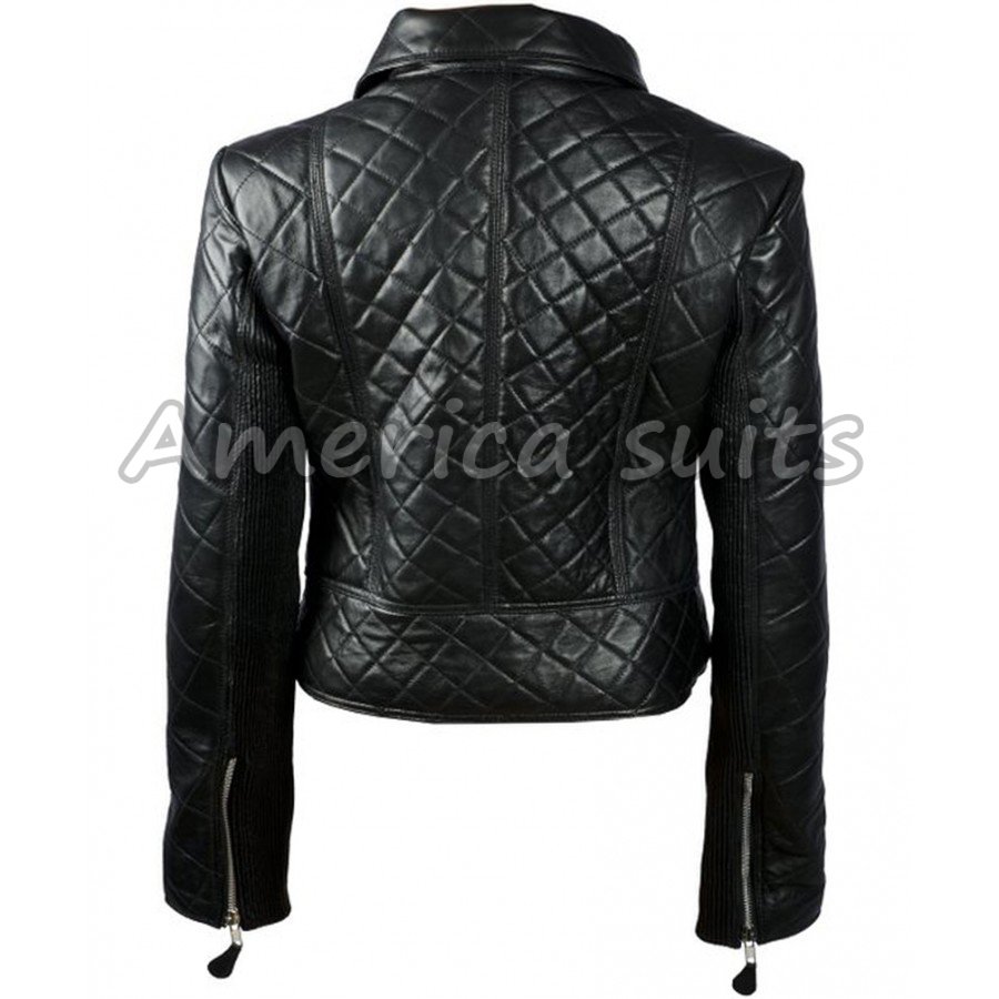 Womens Black Leather Biker Jacket Womens Black Leather Biker Jacket