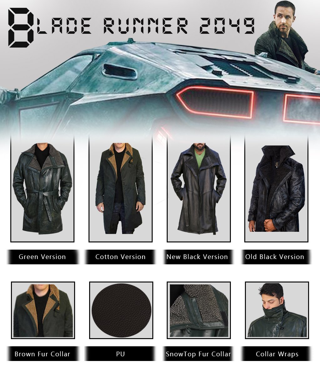 Shop Blade Runner 2049 Ryan Gosling Leather Jacket & Coat