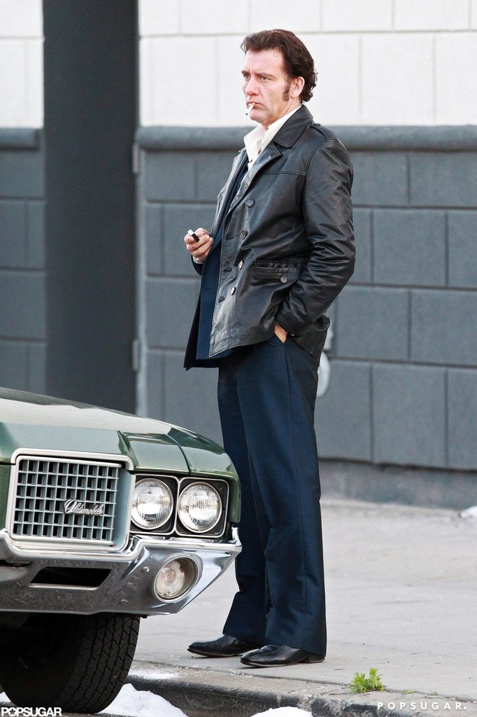 Clive Owen smoked set Blood Ties NYC Clive Owen smoked set Blood Ties NYC