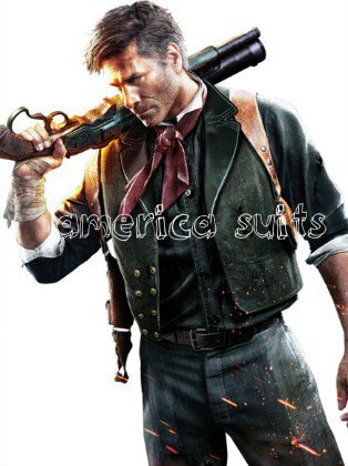 Booker Dewitt Bioshock Infinite Leather Vest booker-dewitt-bioshock-leather-jacket