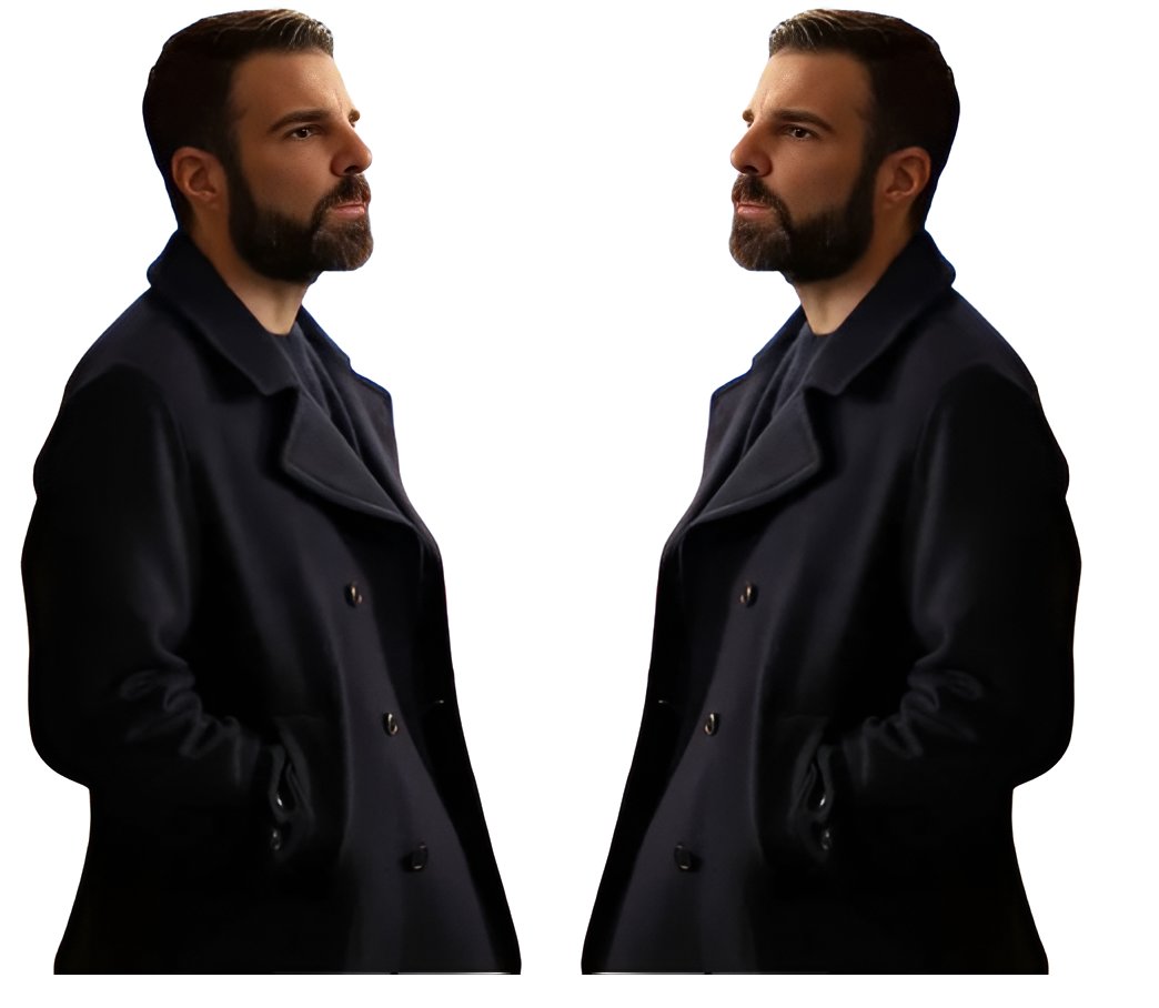 Brilliant Minds Zachary Quinto Wool Peacoat Brilliant Minds Zachary Quinto Wool Peacoat