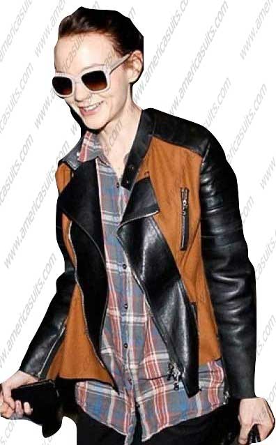 Carey Mulligan Black Leather Jacket carey-mulligan-leather-jacket22