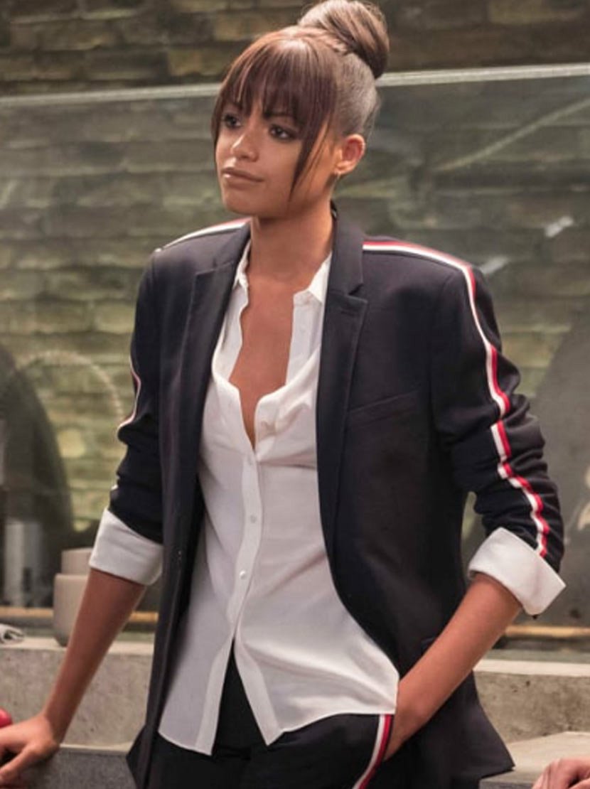 Charlie's Angels Ella Balinska Blazer Coat Ella-Balinska-Charlies-Angels-Jane-Kano-Blazer