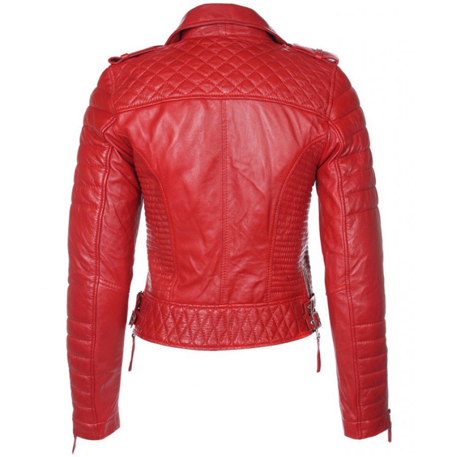Cheryl Cole Perfeto Biker Leather Jacket | americasuits.com
