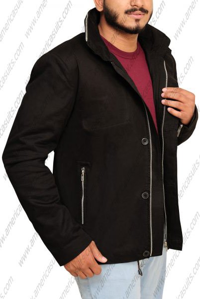 classy black jacket