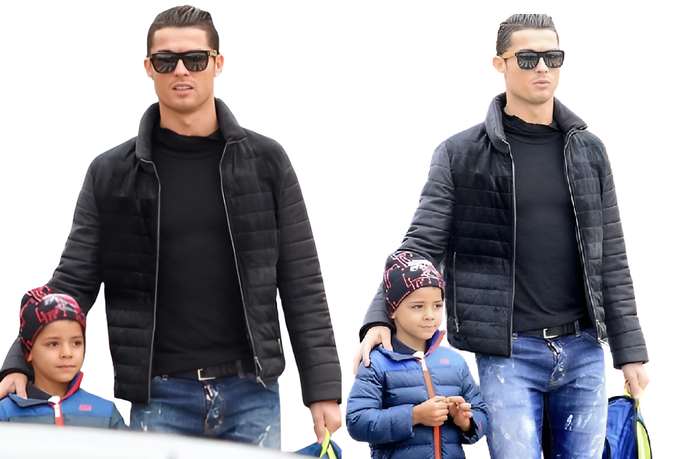 Cristiano Ronaldo Black Puffer Jacket Cristiano Ronaldo Black Puffer Jacket