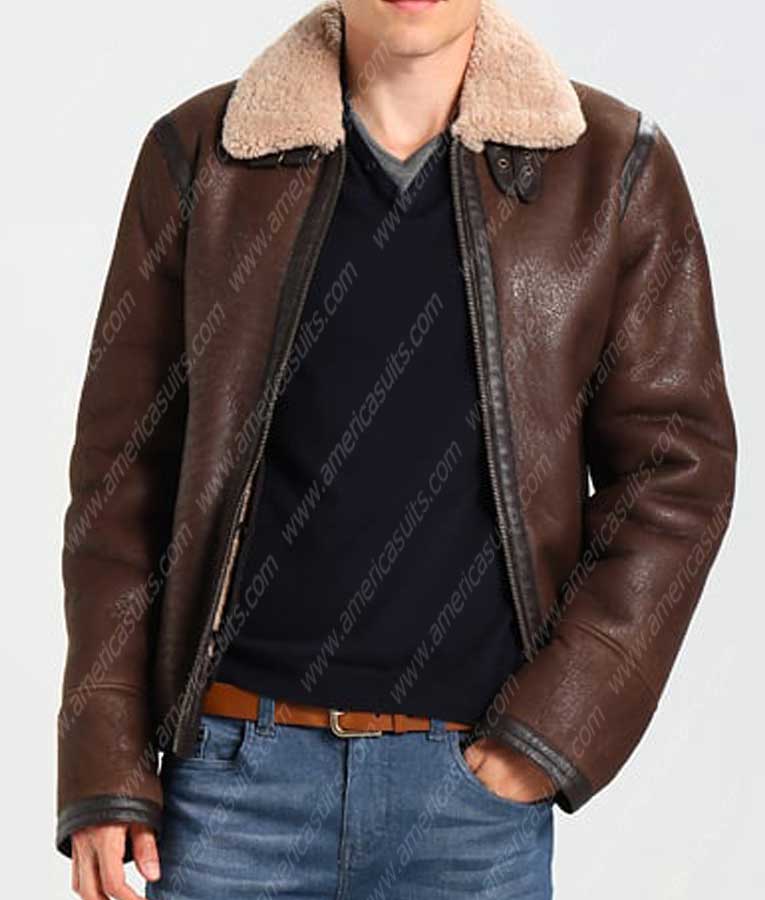 Aviator-Style-Mens-Dark-Brown-leather-Shearling-Jacket-(1)