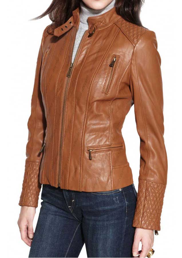 designer leather jacket womens