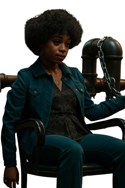 Duster Rachel Hilson Blue Denim Jacket