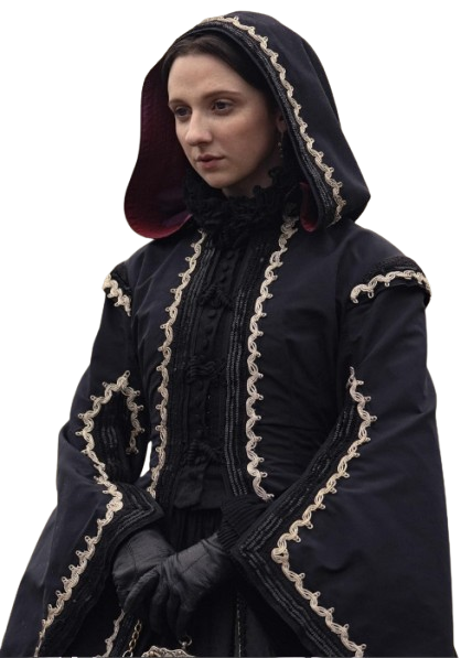 Emily Fairn Black Embroidered Gown