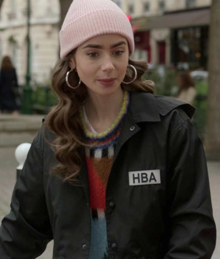 Emily In Paris HBA Logo Cropped Jacket emily-in-paris-hba-logo-cropped-jacket