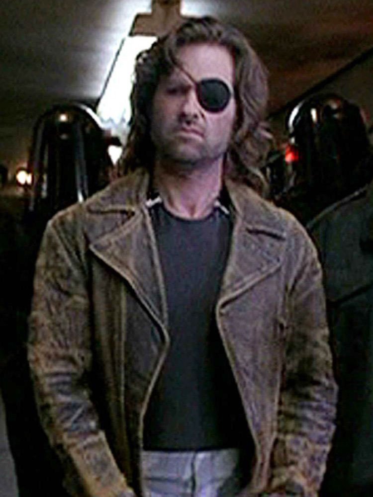 snake plissken leather jacket