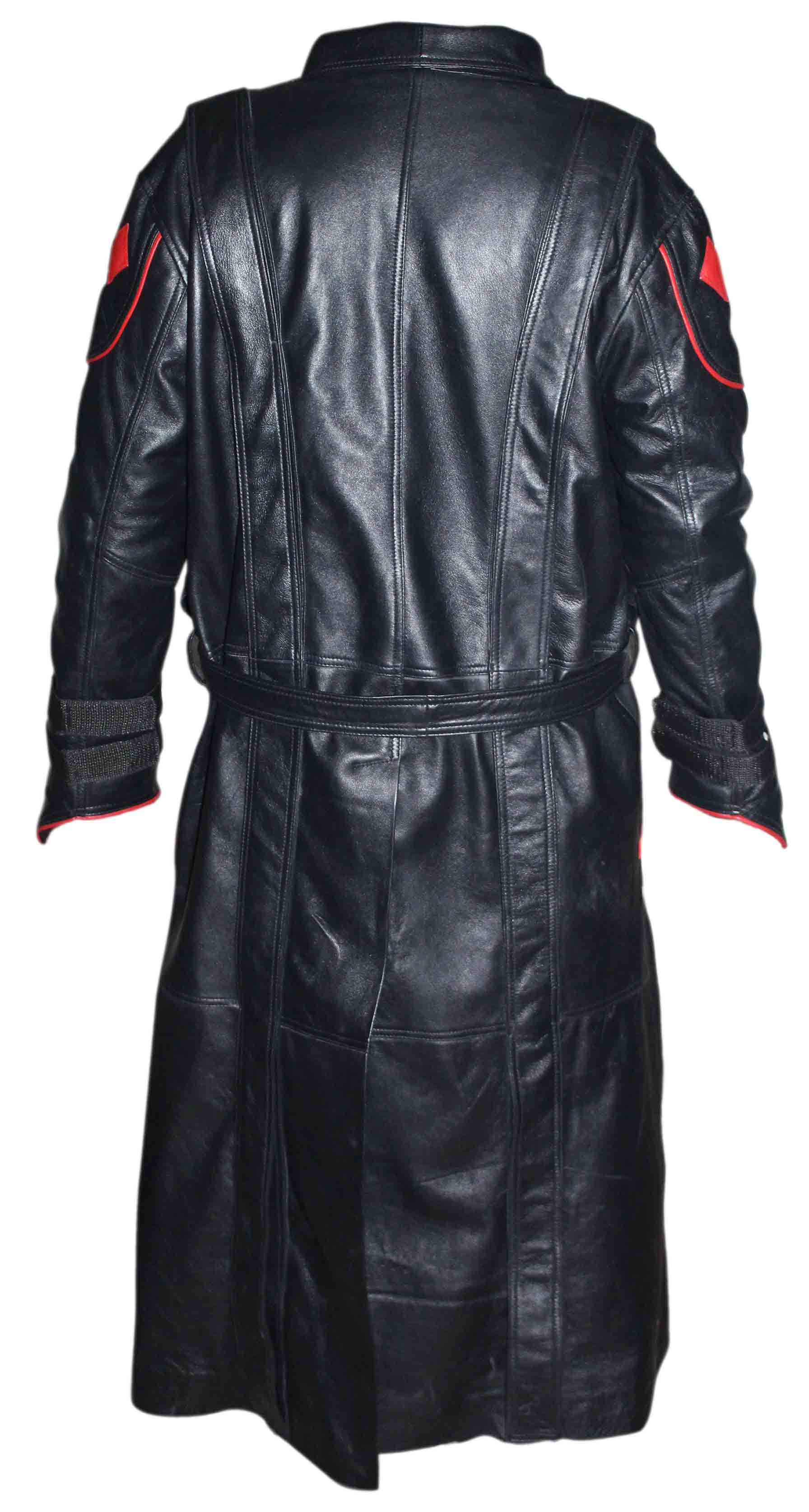 First Avenger Red Skull Leather Coat First Avenger Red Skull Leather Coat