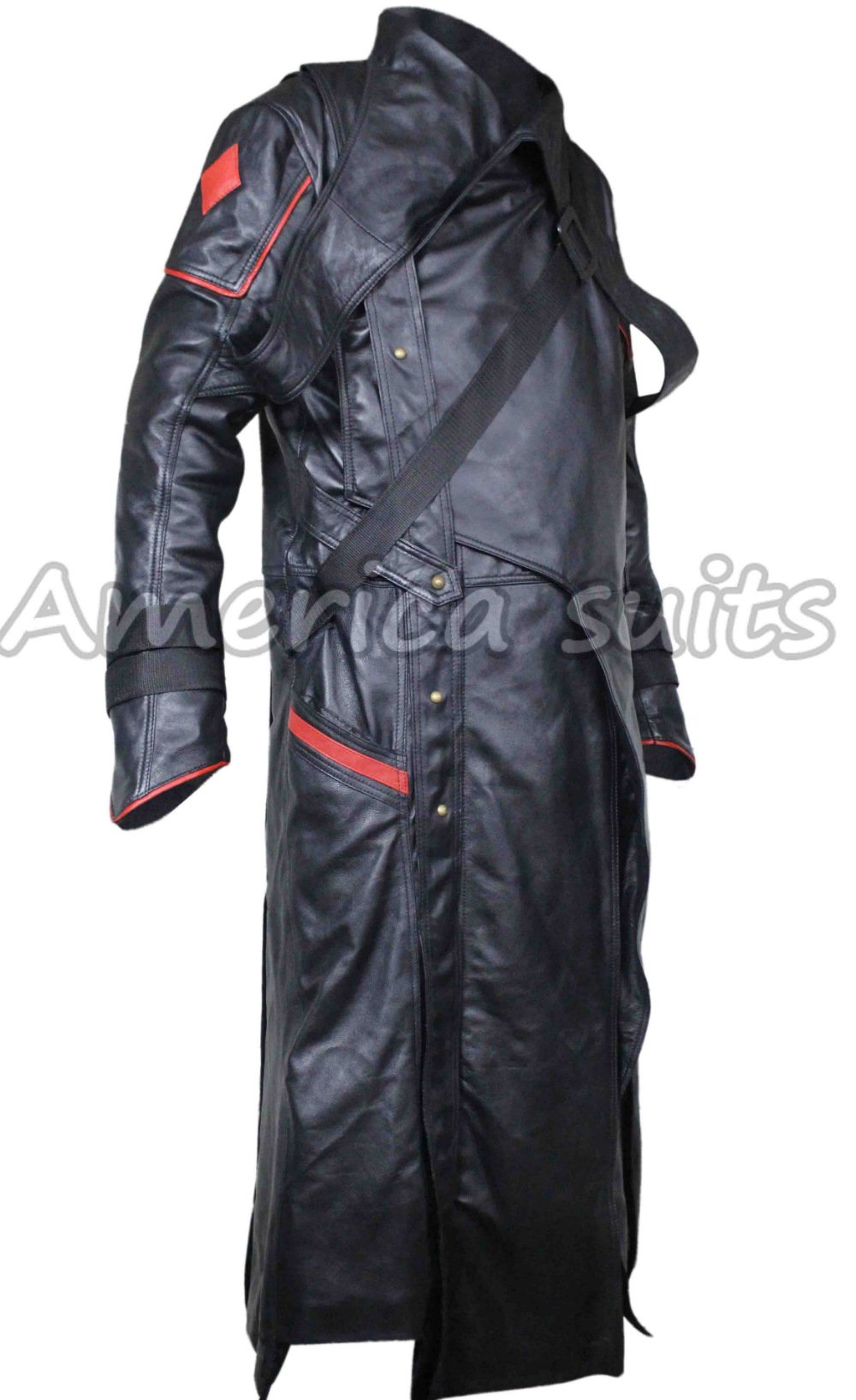 Red Skull Trench Coat Red Skull Trench Coat