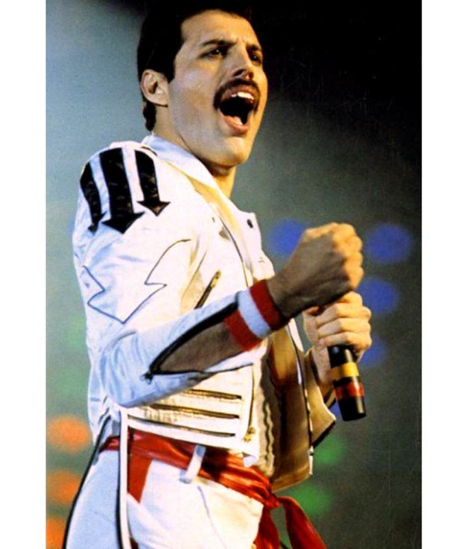 freddie mercury jacket white