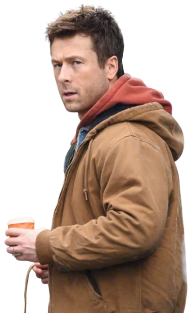 The Running Man Glen Powell Cotton Jacket