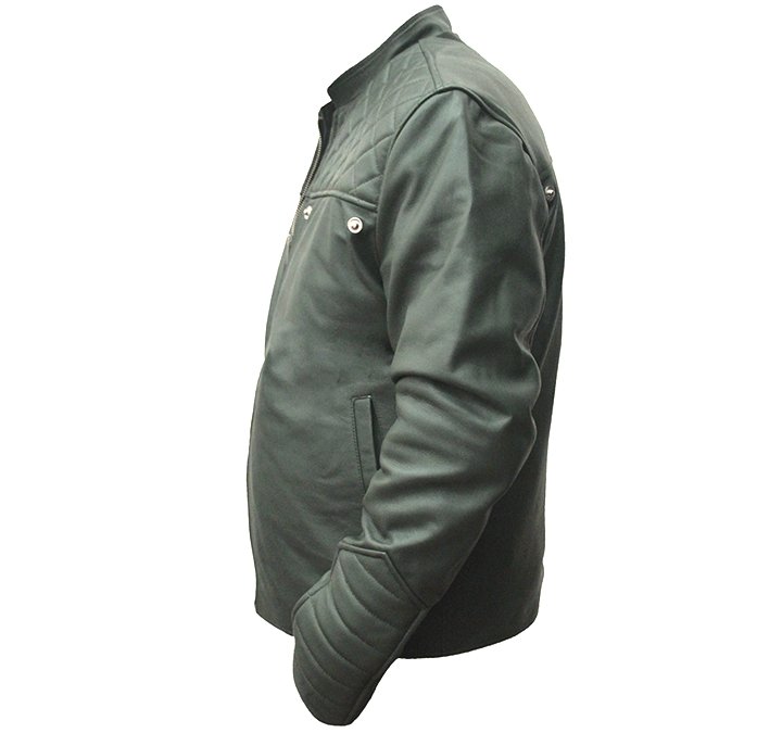 Stephan Amell Green Arrow Hooded Leather Jacket roy-harper-jacket
