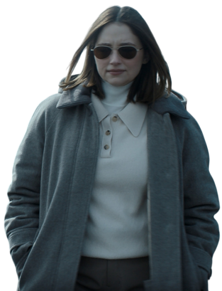 Haley Bennett Gray Coat