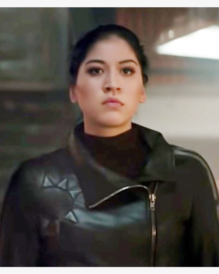 Hawkeye 2021 Alaqua Cox Leather Jacket Hawkeye-Maya-Lopez-Leather-Jacket