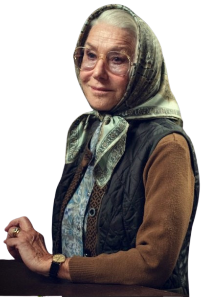 Helen Mirren Thursday Murder Club Vest