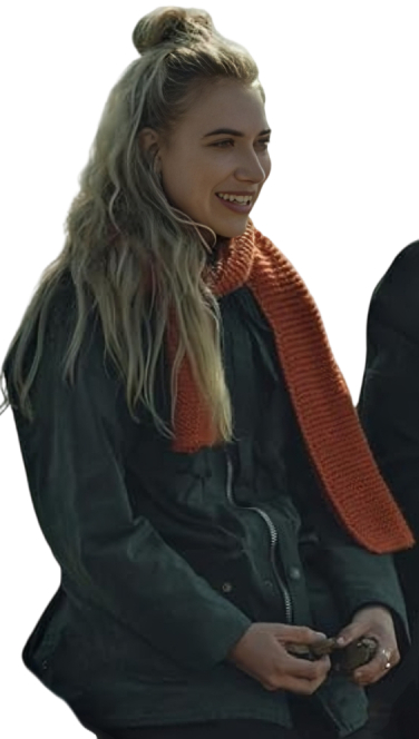 Imogen Poots Green Jacket
