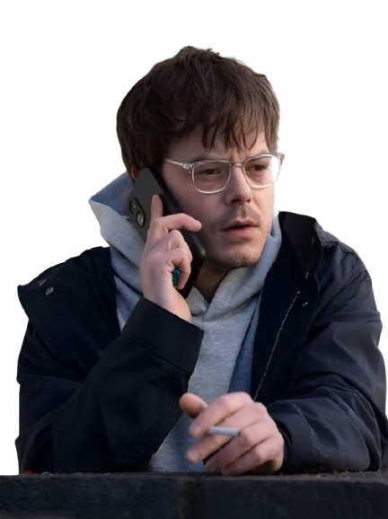 Industry S04 Charlie Heaton Black Jacket