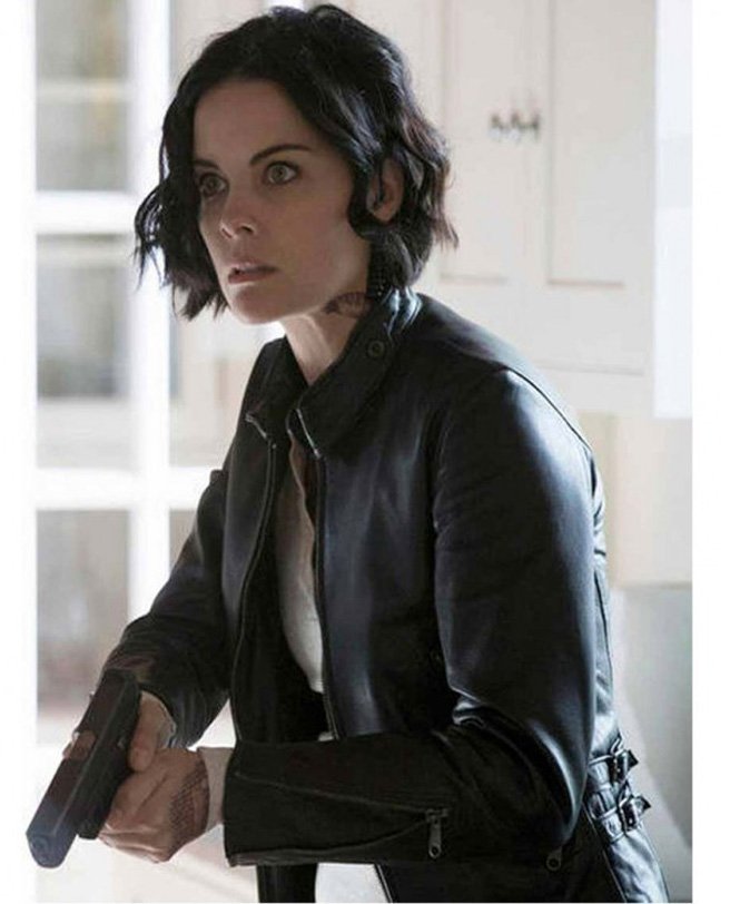 Blindspot Jaimie Alexander Black Jacket Blindspot Jaimie Alexander Black Jacket