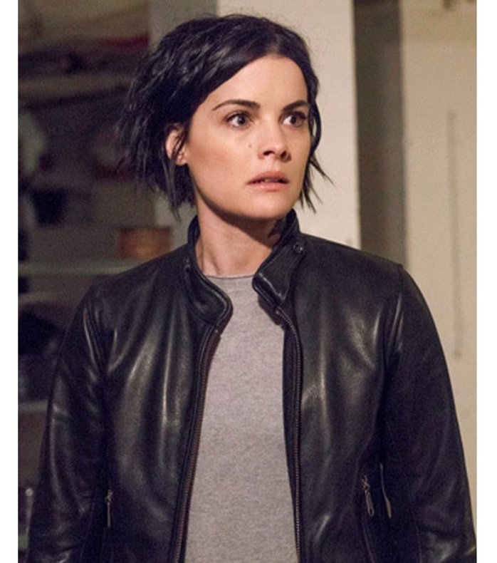 Blindspot Jane Doe Black Leather Jacket Blindspot Jane Doe Black Leather Jacket
