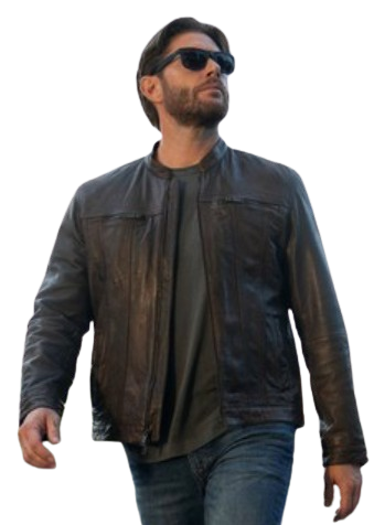 Countdown Tv Series 2025 Jensen Ackles Leather Jacket
