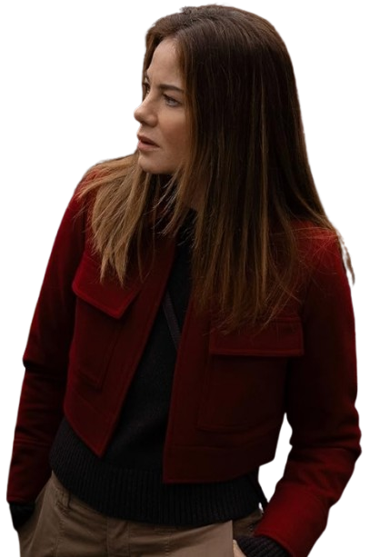 The Family Plan 2 Jessica Morgan Cropped Jacket