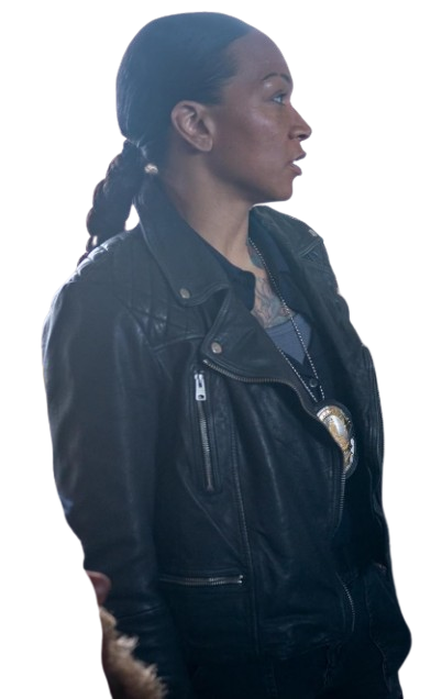 Kali Reis Mercy Black Leather Jacket Kali Reis Black Leather Jacket