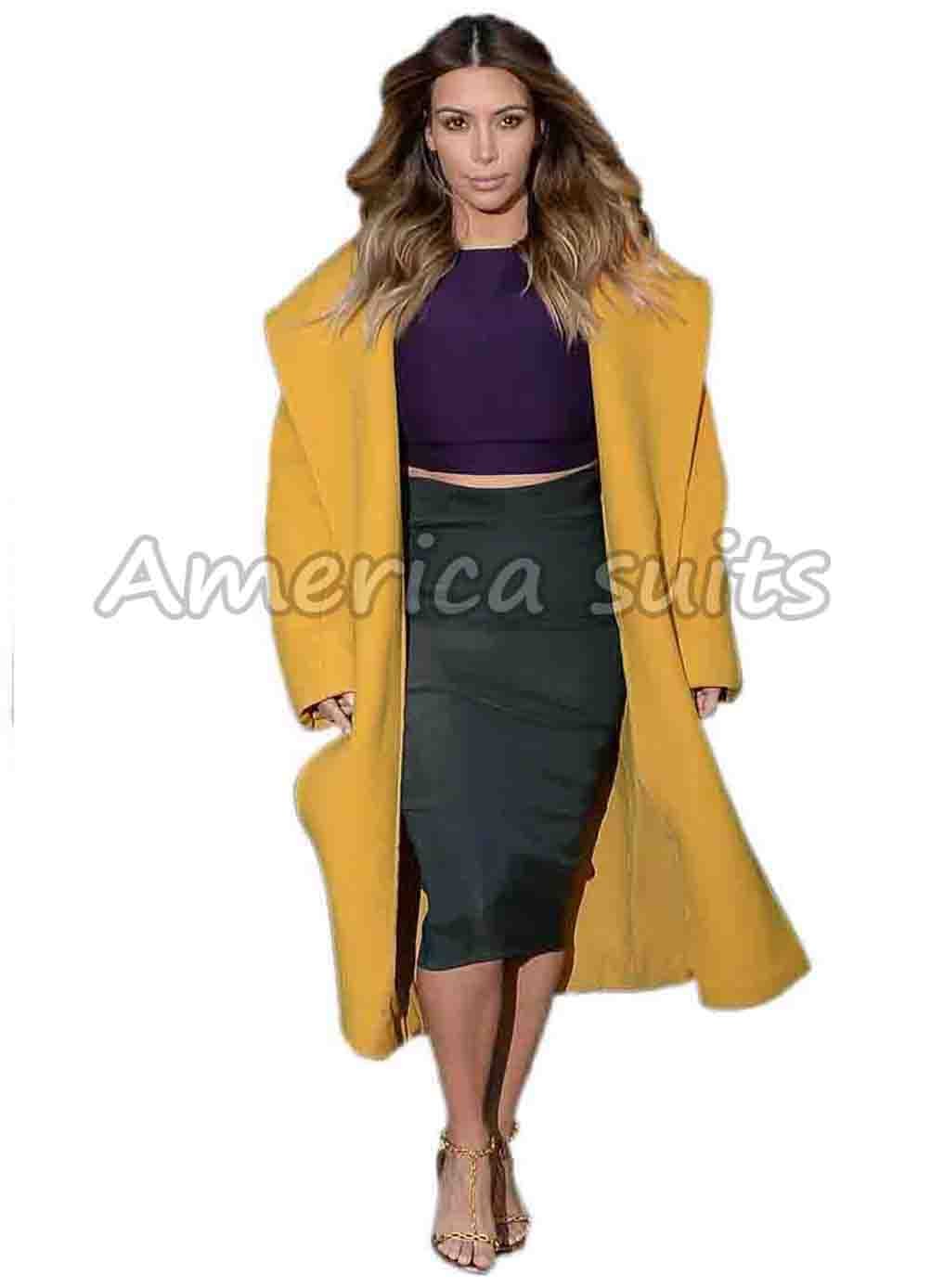Kim Kardashian Long Coat
