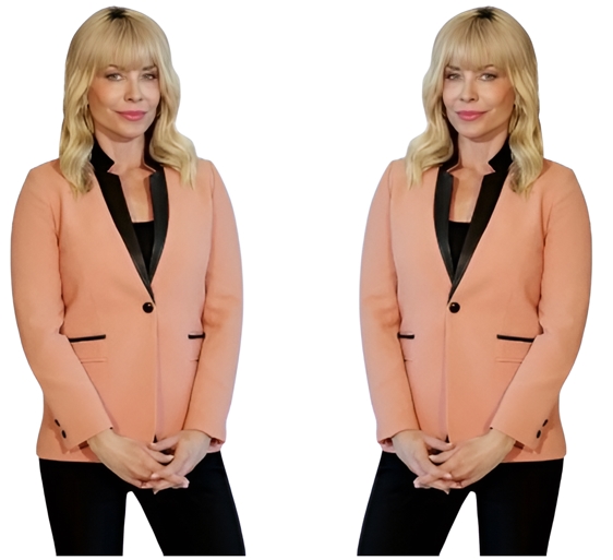 Love in the Clouds McKenzie Westmore Peach Blazer Love in the Clouds McKenzie Westmore Peach Blazer