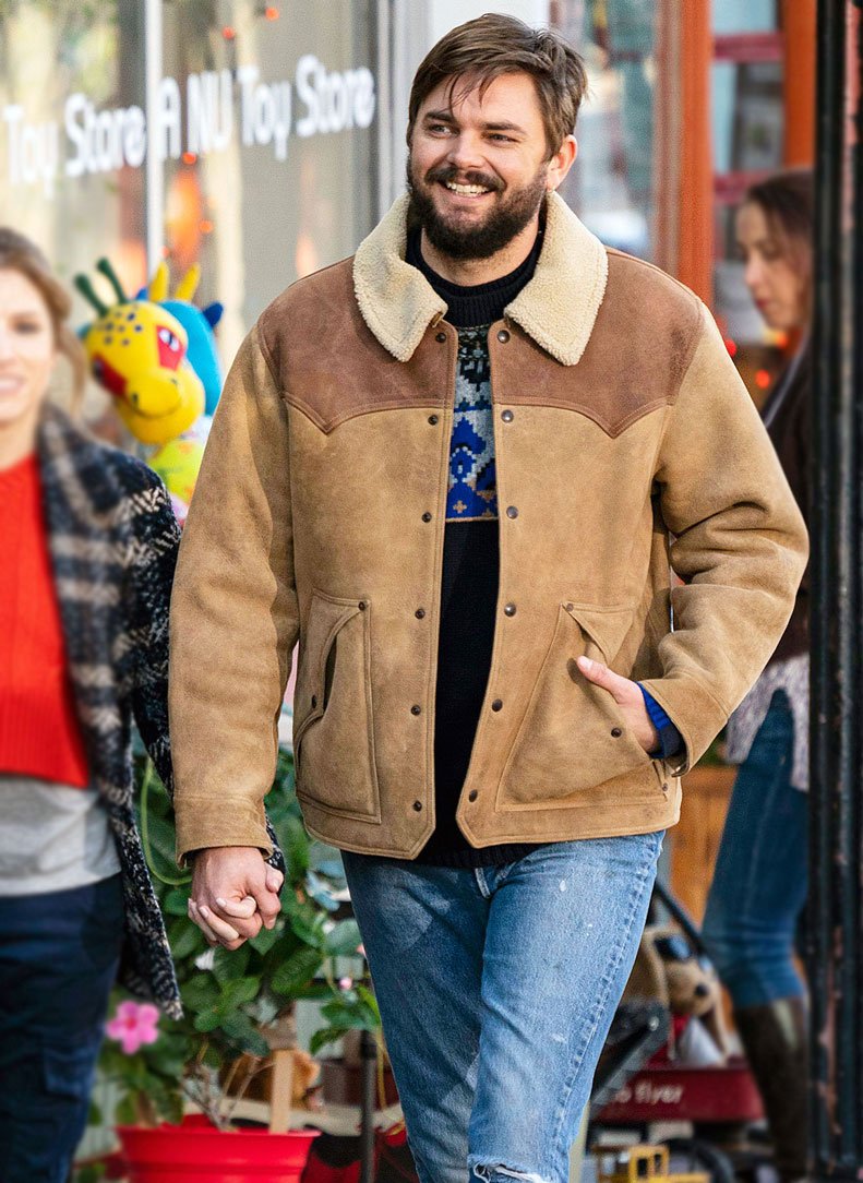 Love Life Nick Thune Brown Jacket Nick-Thune-Jacket-From-The-Love-Life-TV-Series