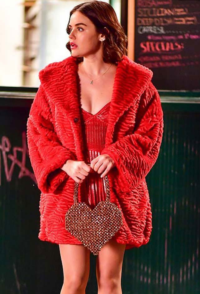 Lucy Hale Katy Keene Fur Coat Katy-Keene-Lucy-Hale-Faux-Fur-Coat