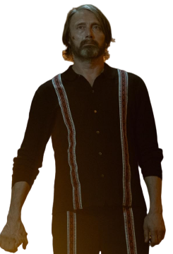 Mads Mikkelsen Black Shirt