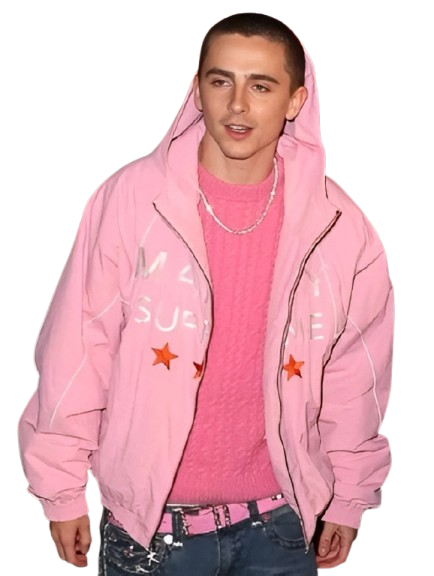 Marty Supreme Timothee Chalamet Pink Jacket Marty Supreme Timothee Chalamet Pink Jacket