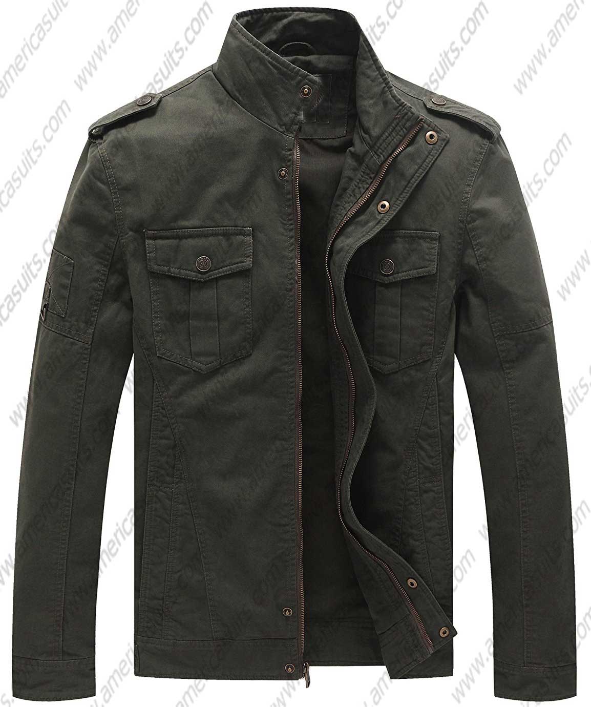 Men Fashion Military Slim Jacket men-fashion-military-jacket1