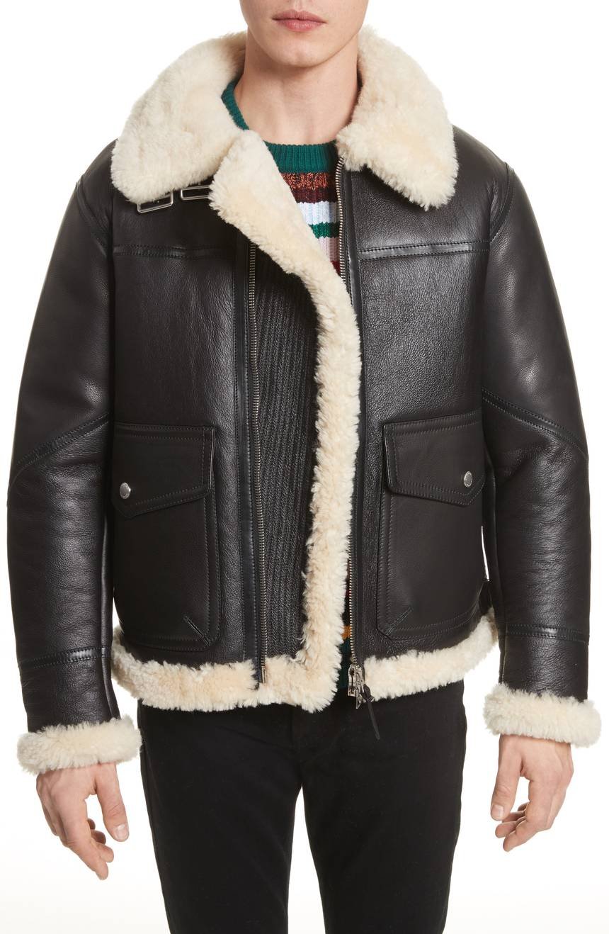 genuine shearling jacket