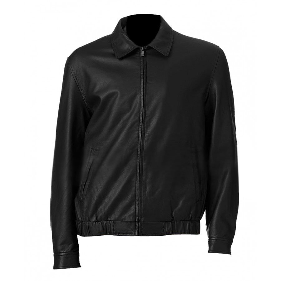 Mens Black Big and Tall Bomber Jacket