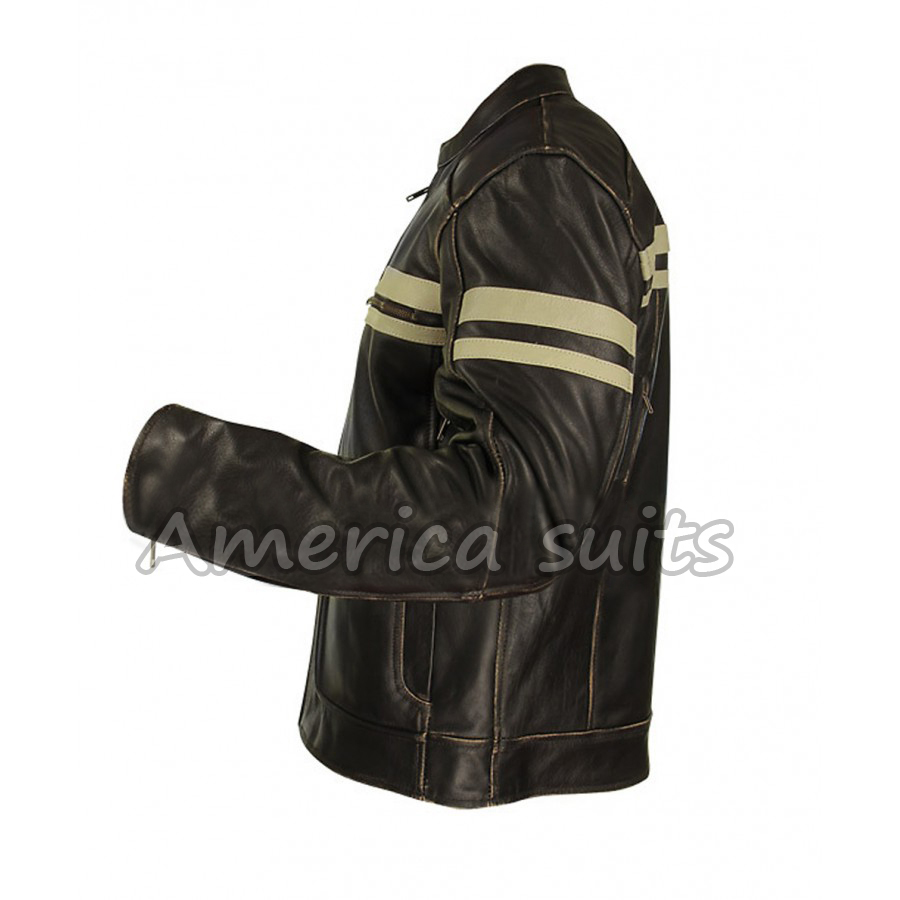 Mens Cafe Racer Leather Jacket Mens Cafe Racer Leather Jacket