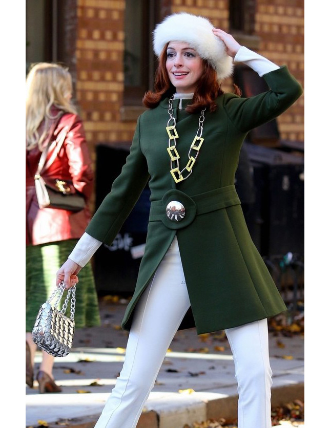 Modern Love Anne Hathaway Green Coat Anne-Hathaway-Green-Coat
