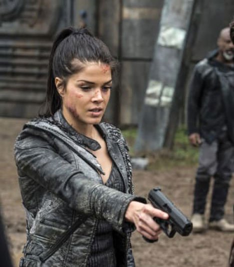 Octavia Blake The 100 Leather Jacket Marie-Avgeropoulos-The-100-TV-Series-Leather-Jacket