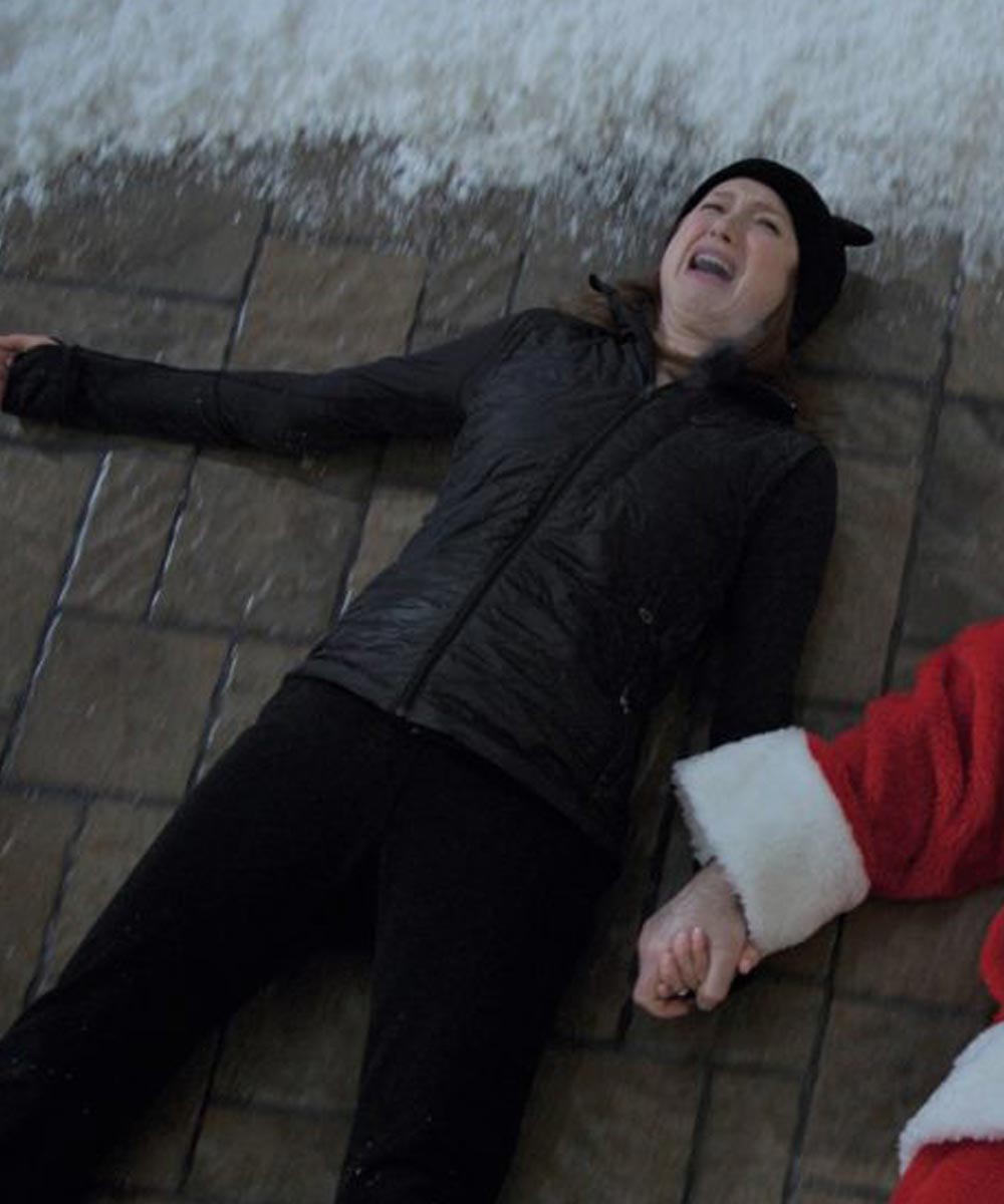 Pam Home Sweet Home Alone Black Jacket Home-Sweet-Home-Alone-Ellie-Kemper-Black-Jacket