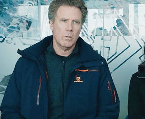 Pete Downhill Black Parachute Jacket Downhill-Will-Ferrell-Black-Jacket