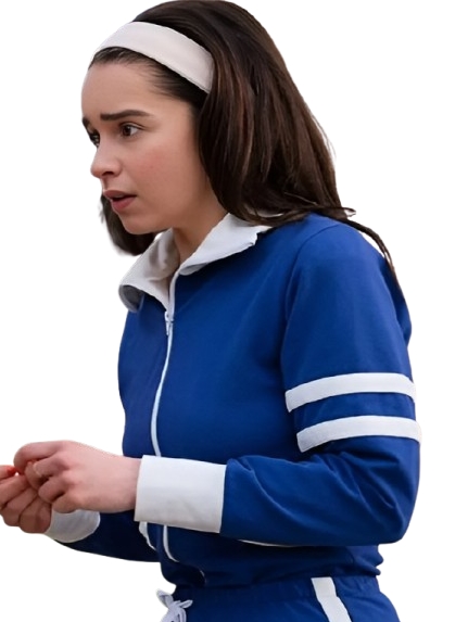 Ponies Emilia Clarke Blue Track Jacket Ponies Emilia Clarke Blue Track Jacket