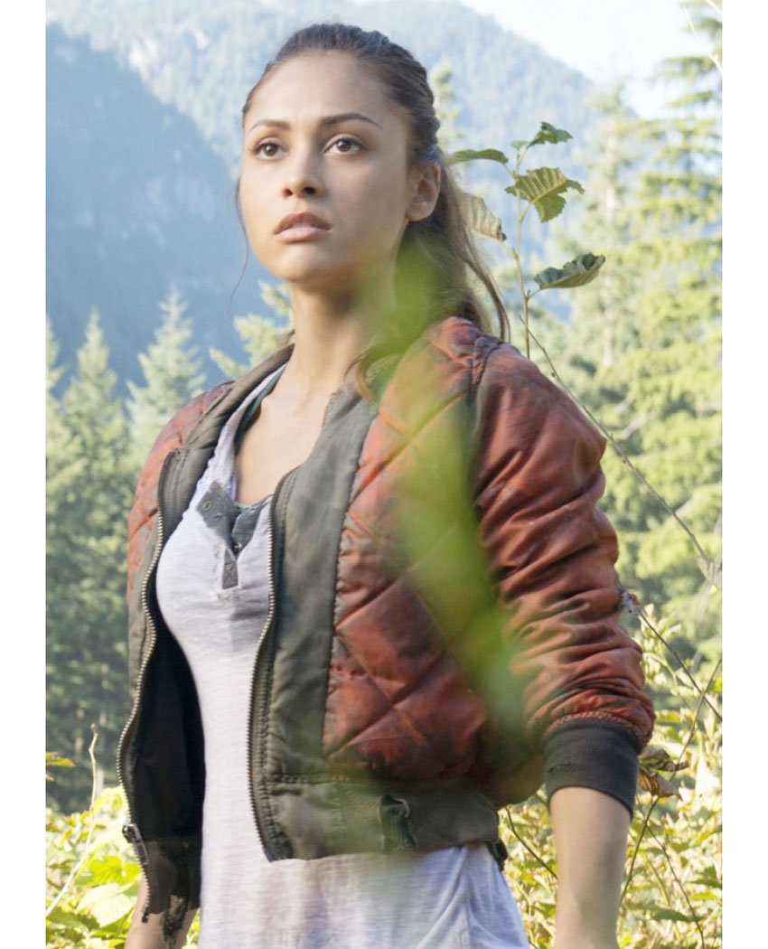 The 100 TV Series Raven Reyes Red Jacket The 100 TV Series Raven Reyes Red Jacket