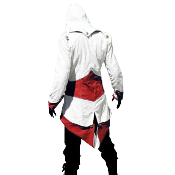 Red And White Ninja Assassin Creed Costume red-and-white-ninja-hoodie