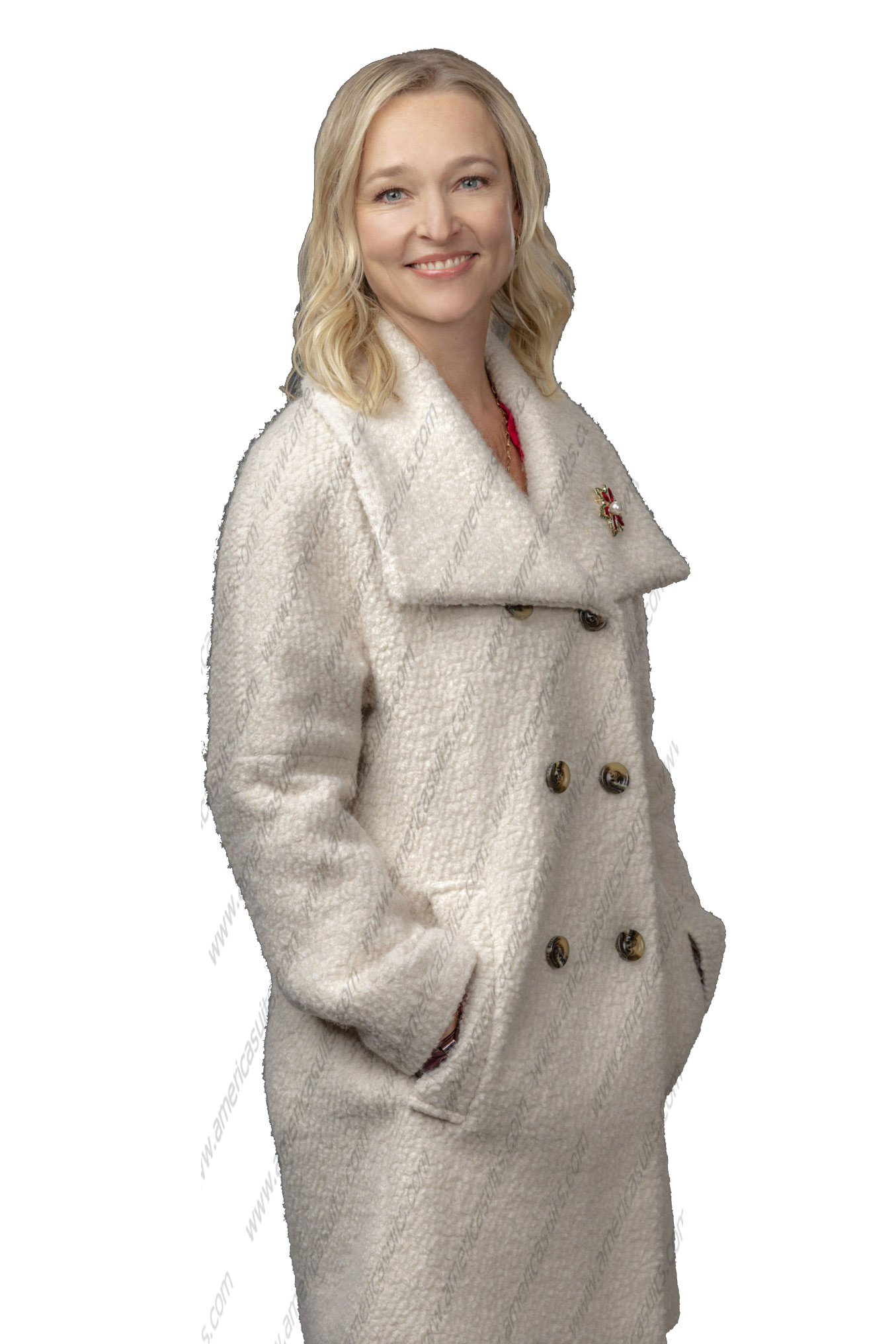 Return to Christmas Creek Kari Matchett White Coat
