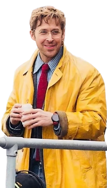 Ryan Gosling Project Hail Mary Yellow Leather Blazer